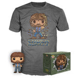 Funko Pop! Chuck Norris #673 & Target Exclusive M Size Shirt Bundle – Collector’s Edition