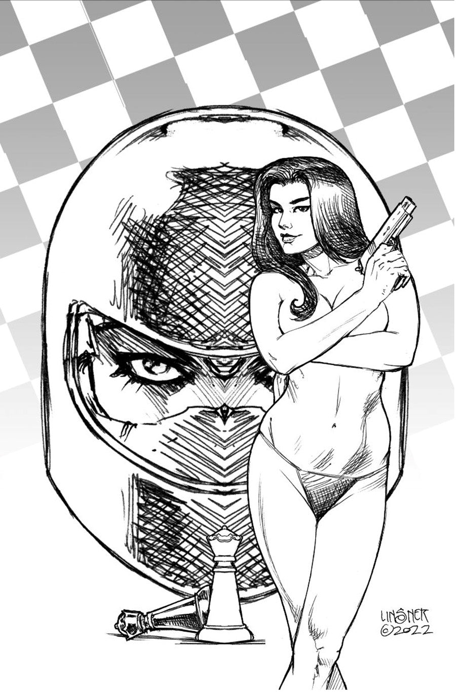 Gun Honey: Blood for Blood #1H 1:5 Linsner Incentive Variant (MR)