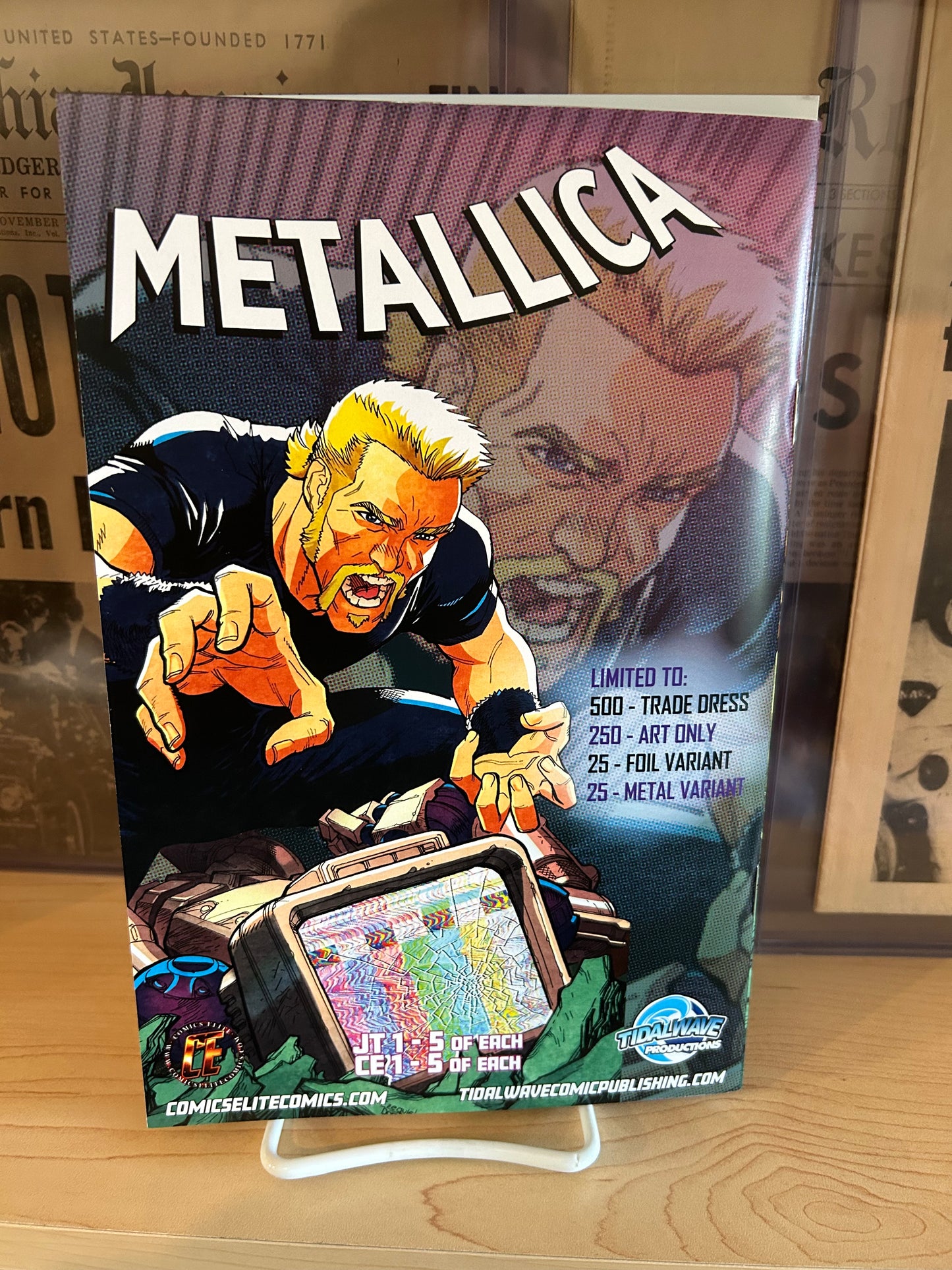 Orbit: Metallica #1B (James ASM #316 Homage)