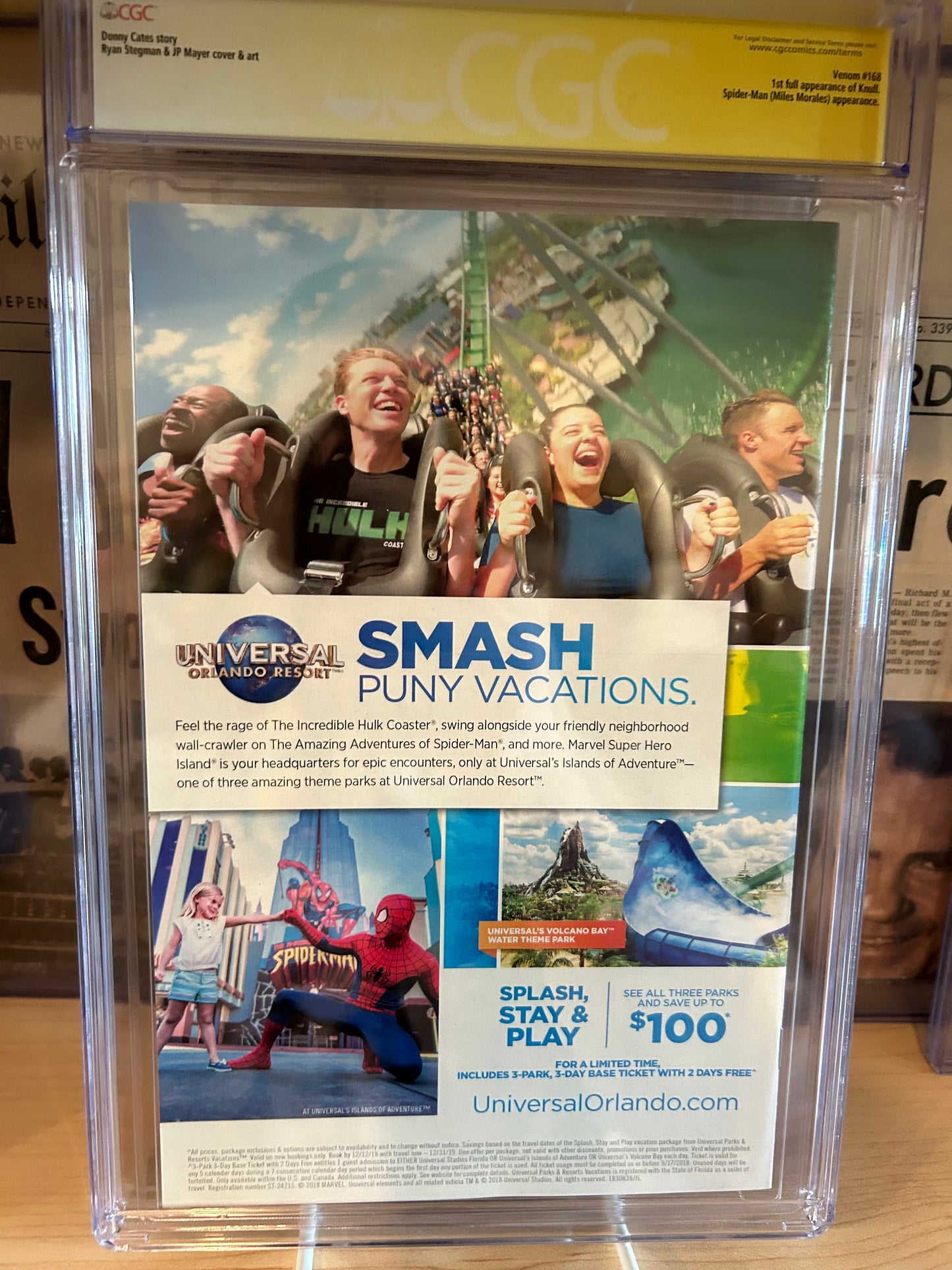 Venom #3 (Third Print, Knull Cover) CGC 9.8 GOLD LABEL SIGNED BY Ryan Stegman 2/1/22 & Donny Cates 2/21/22