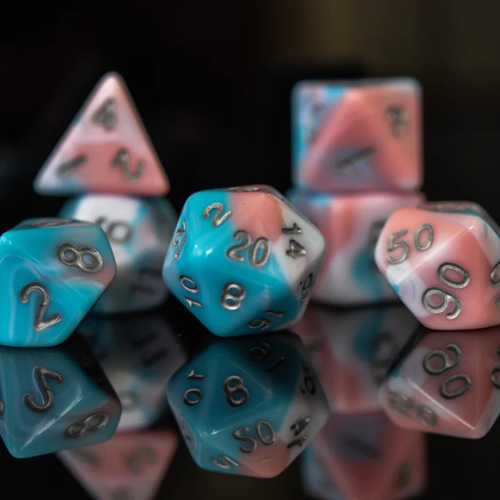 Misty Mountain- Lullaby Acrylic Dice Set