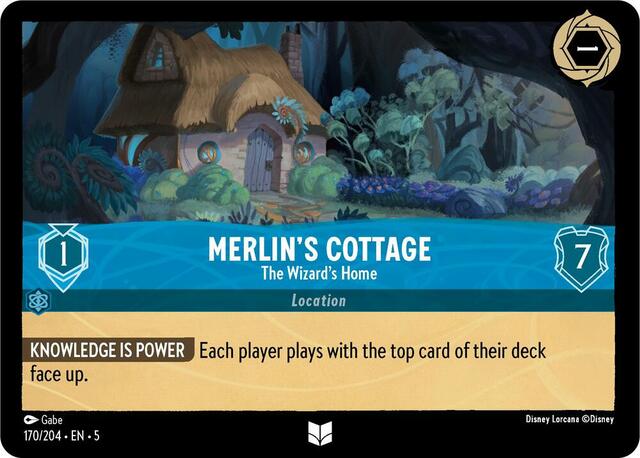Merlin's Cottage - The Wizard's Home - 170/204 - Uncommon - Cold Foil