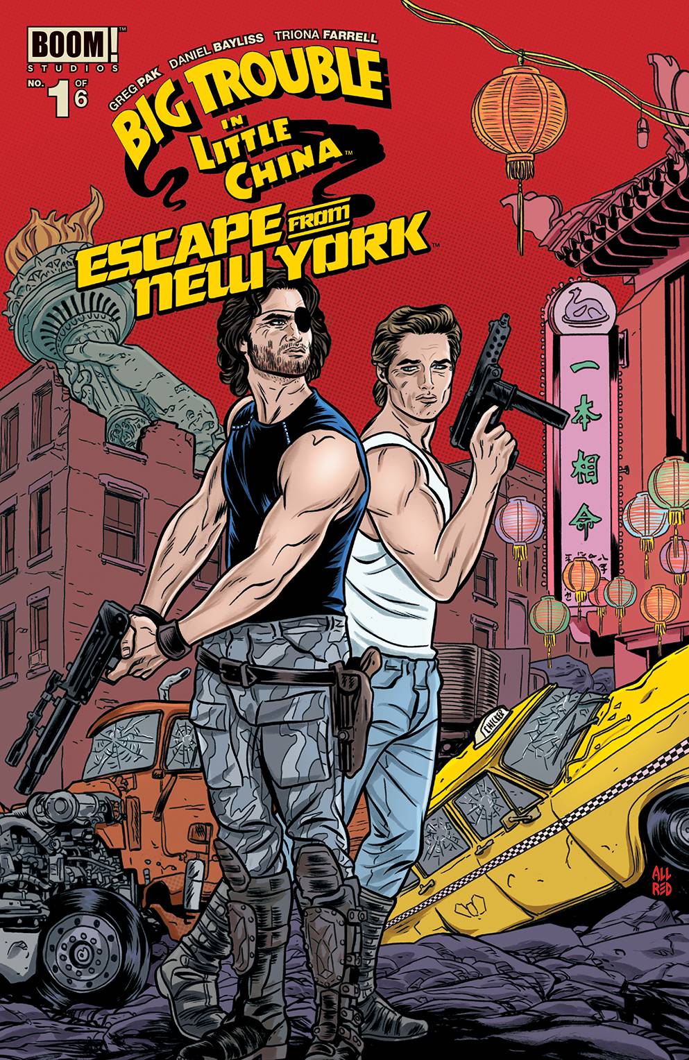 Big Trouble In Little China :Escape From New York #1 Allred Variant