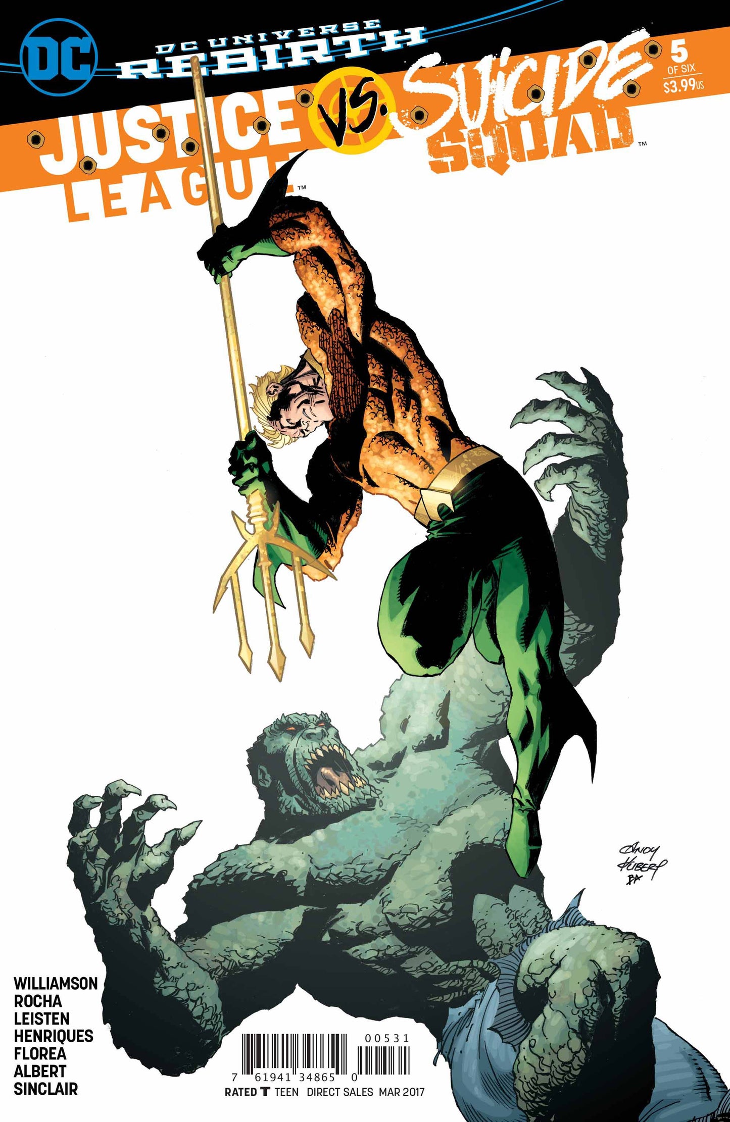 Justice League Vs Suicide Squad #5 Kubert Variant