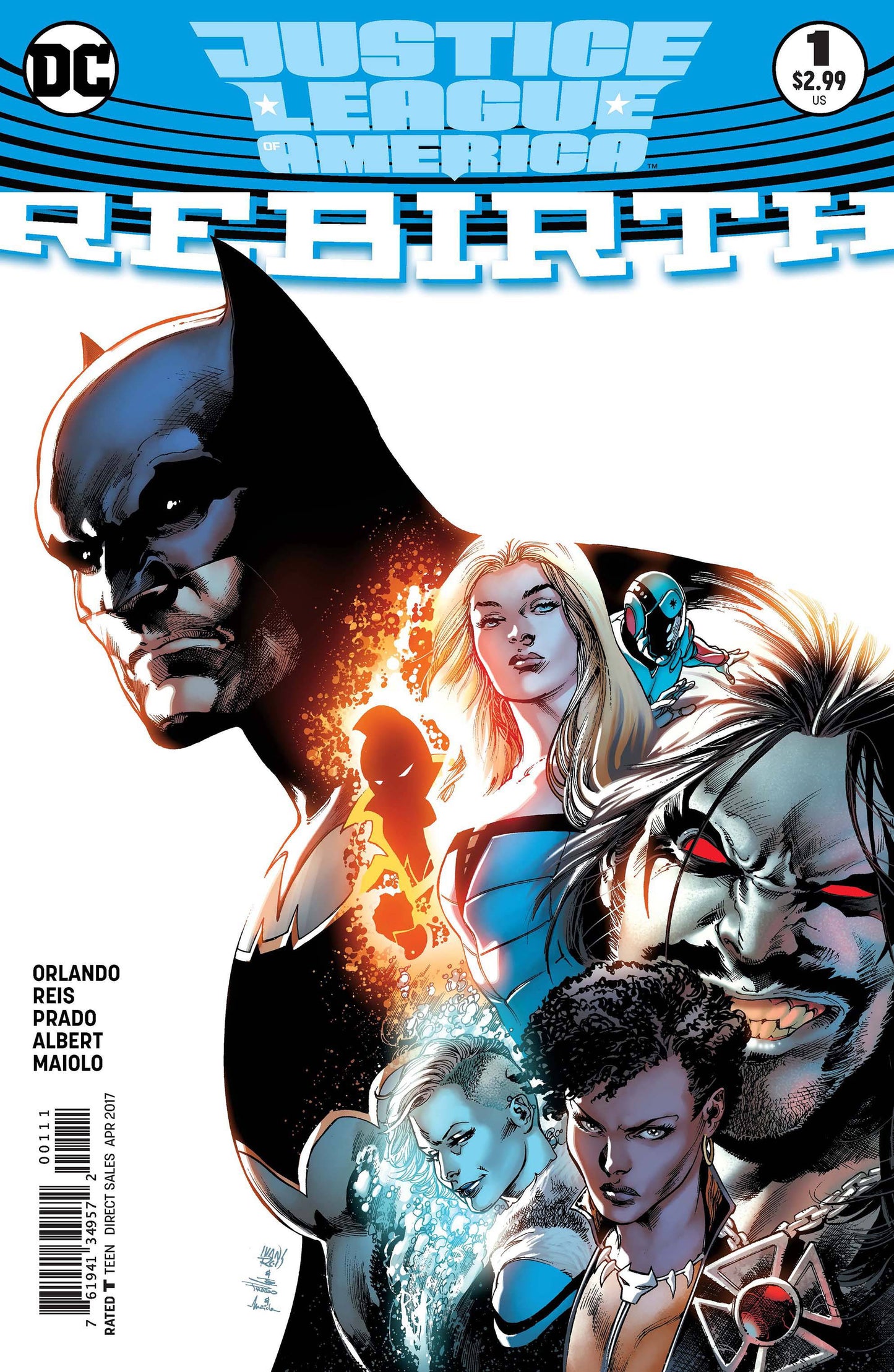 Justice League of America: Rebirth #1A
