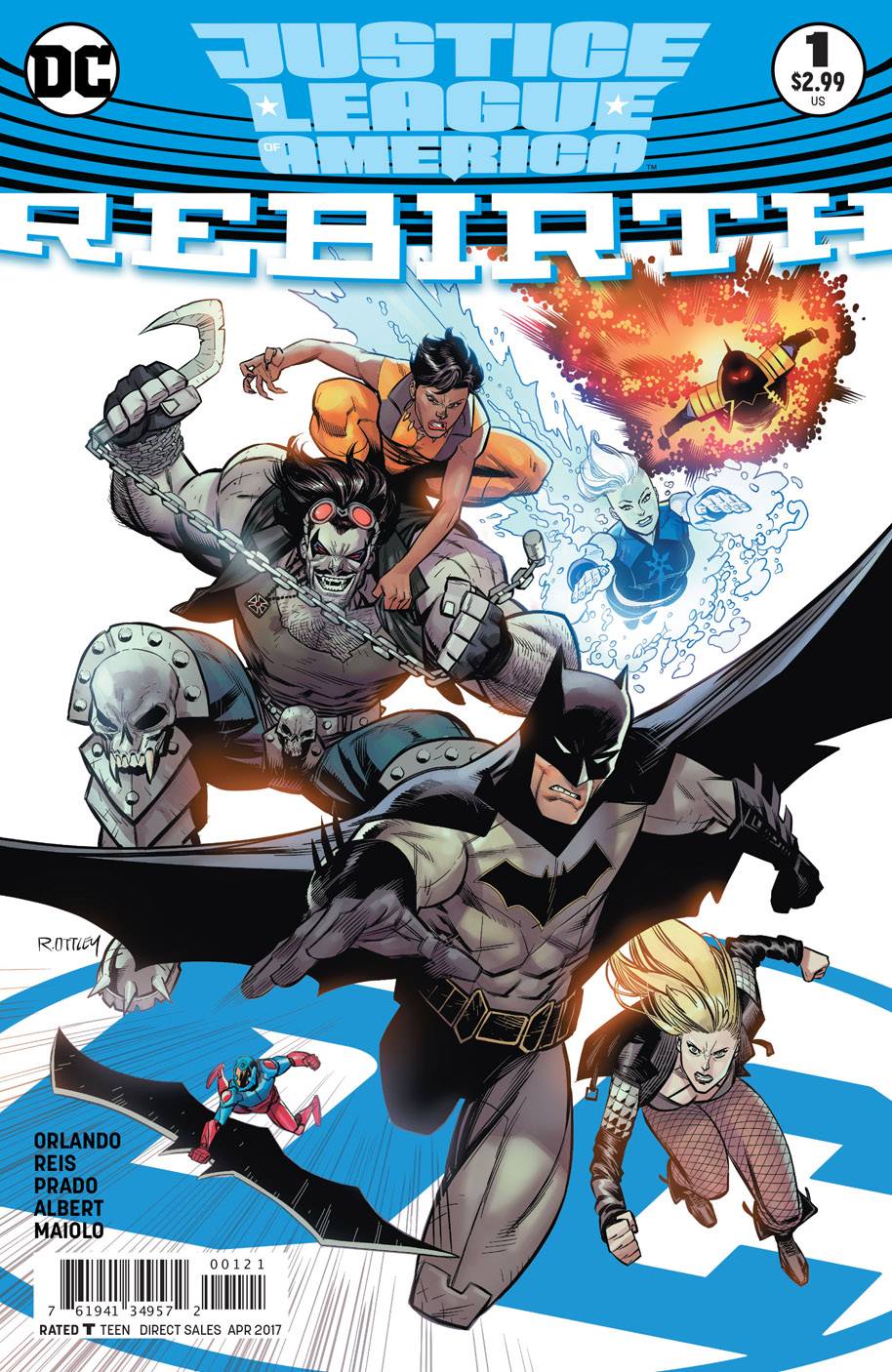 Justice League of America: Rebirth #1 Ottley Variant