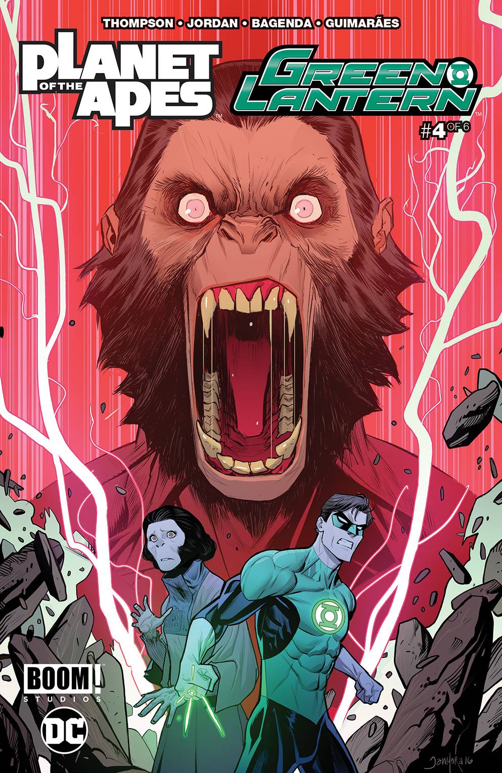 Planet Of The Apes: Green Lantern #4A