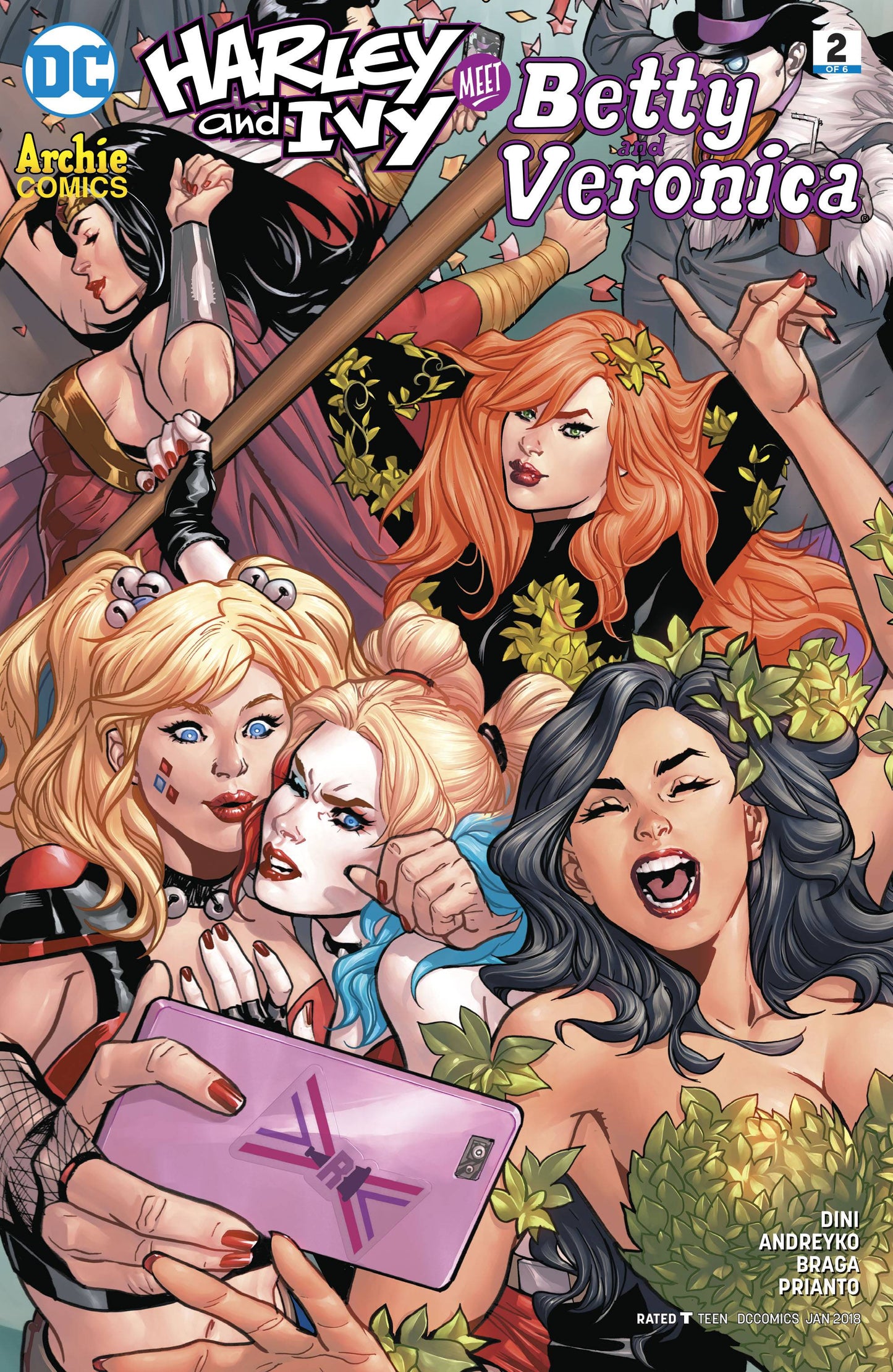 Harley and Ivy Meet Betty and Veronica #2A