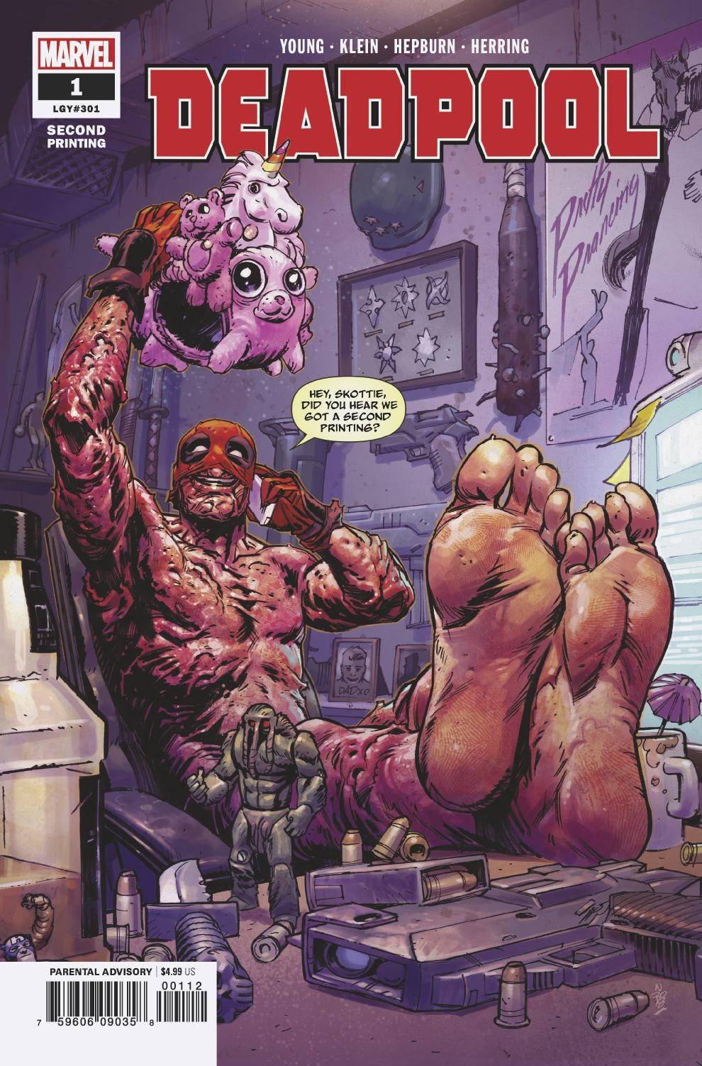 Deadpool #1 2nd Printing