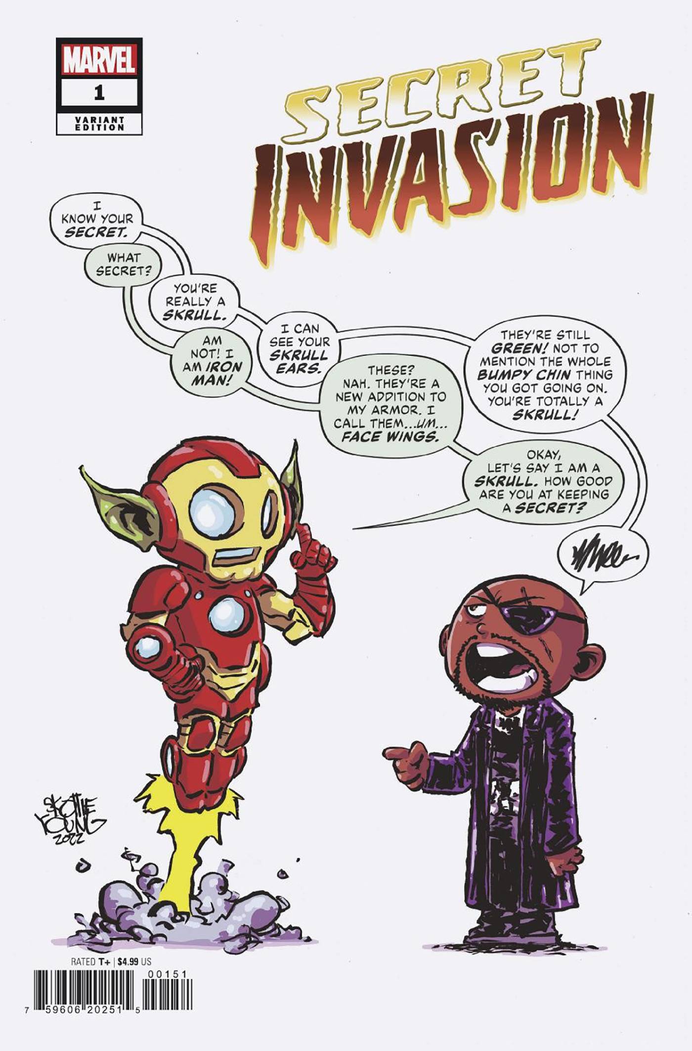 Secret Invasion #1E (of 5) Young Variant
