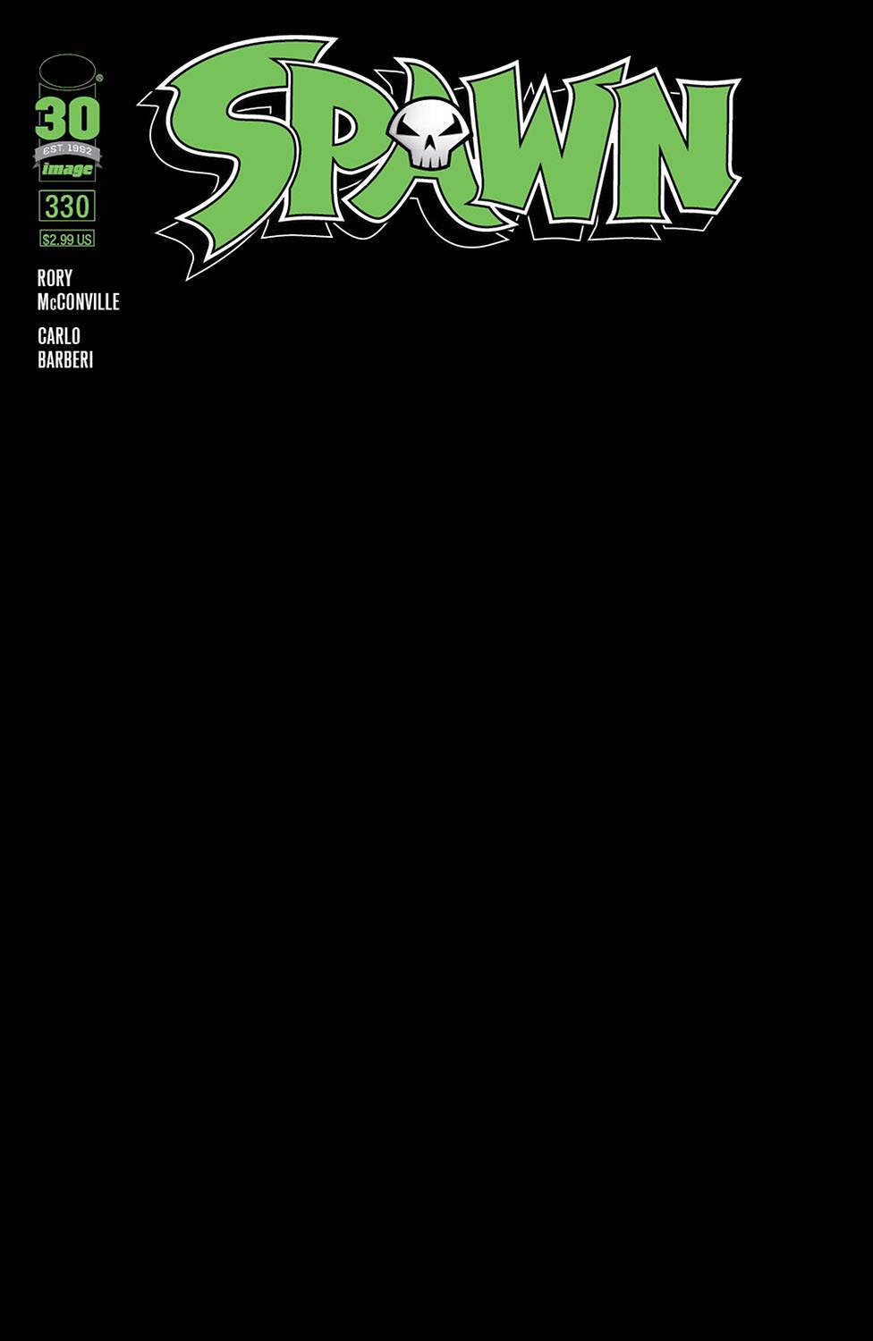 Spawn #330B Blank Variant