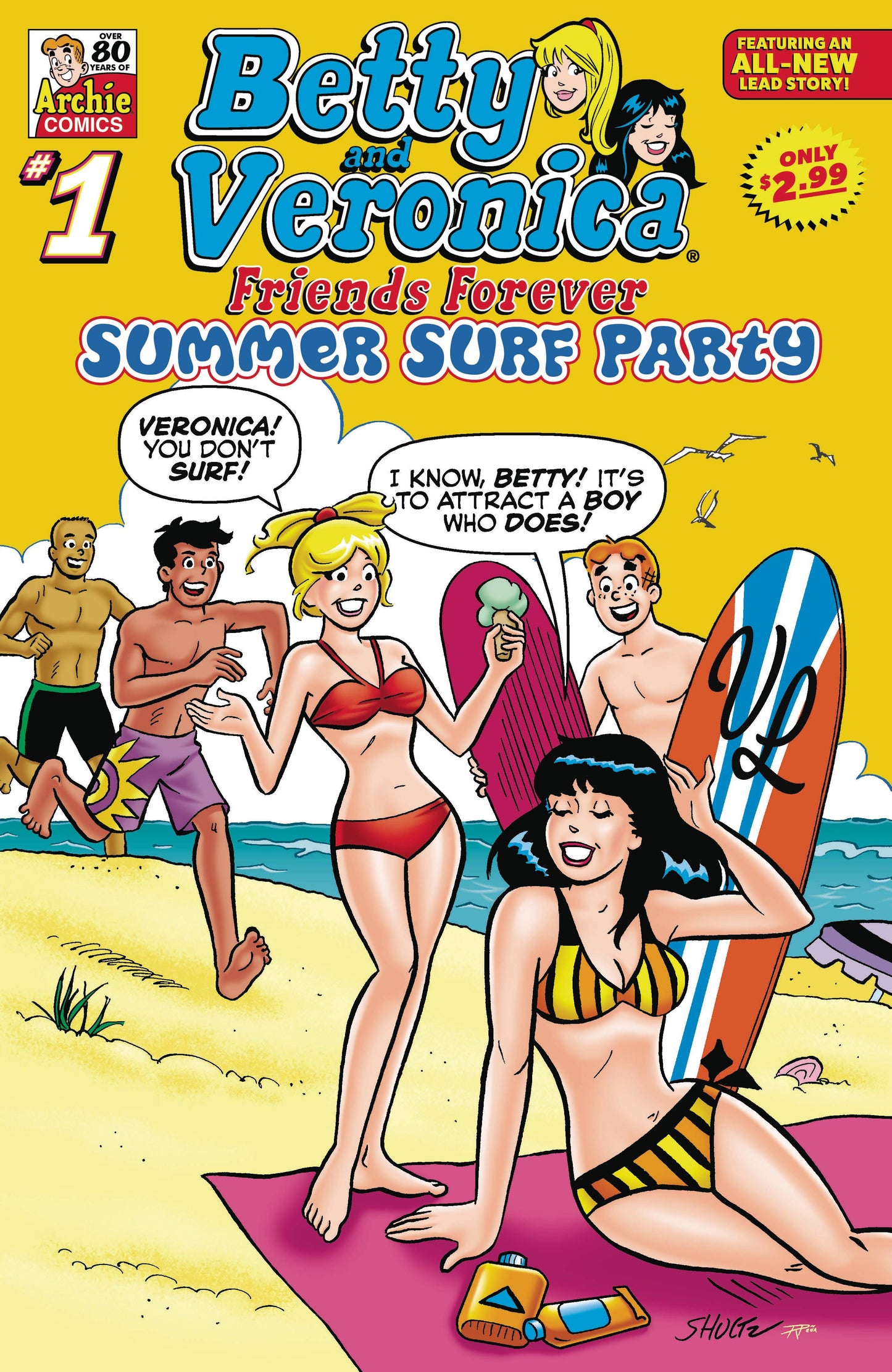 Betty & Veronica Friends Forever Summer Surf Party #1