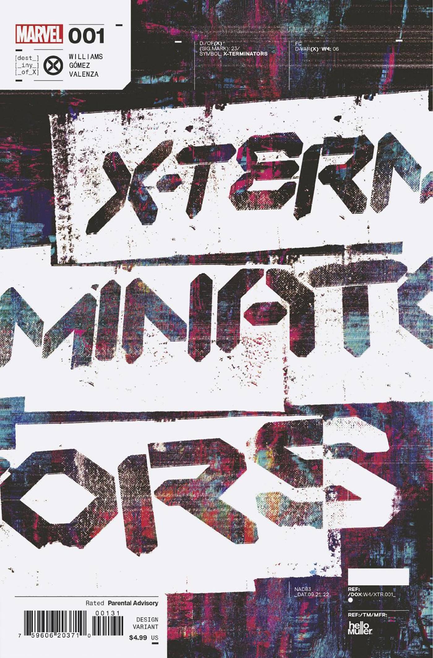 X-Terminators #1C (of 5) 1:10 Ratio Muller Variant