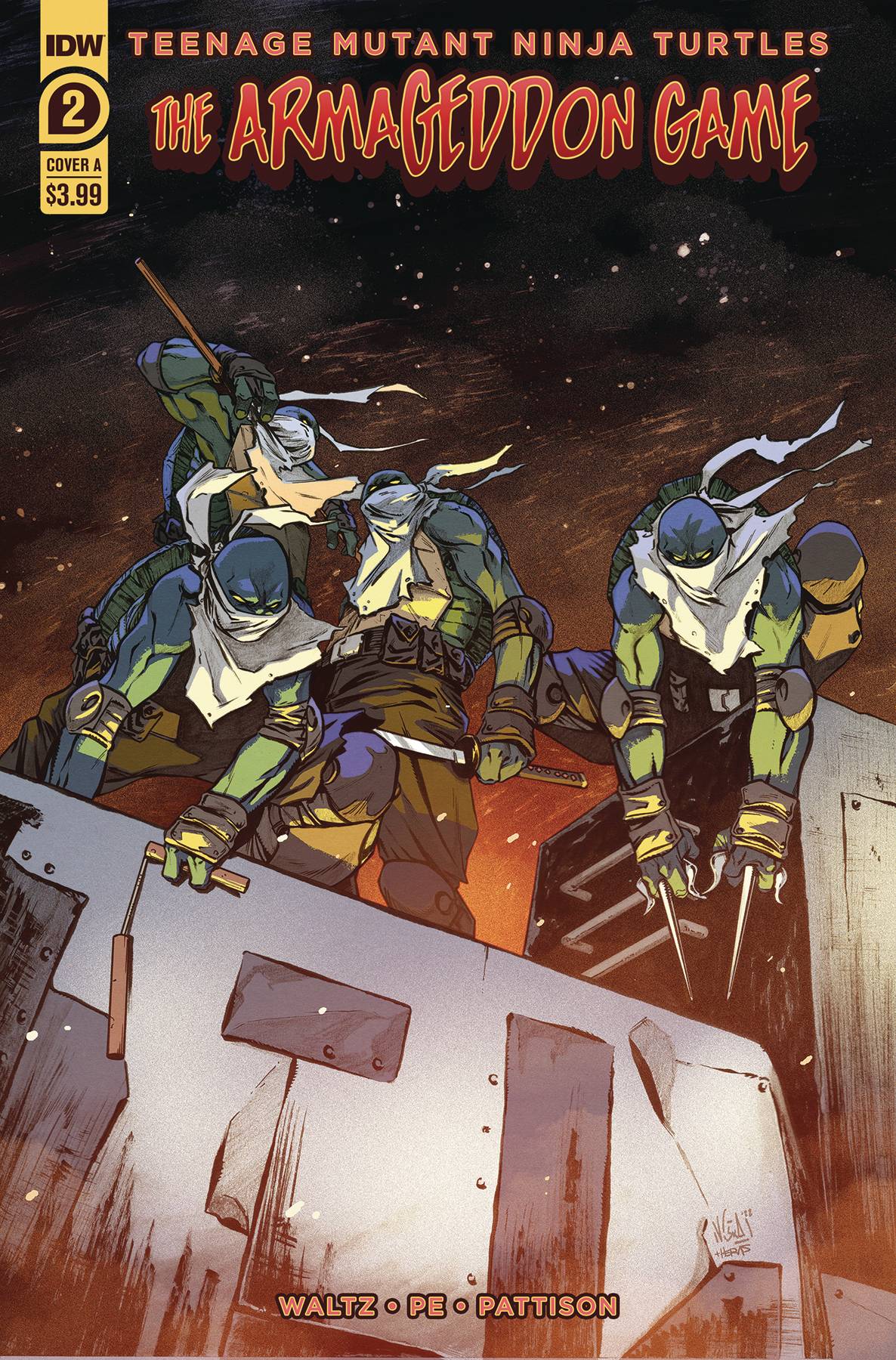 Teenage Mutant Ninja Turtles: Armageddon Game #2A