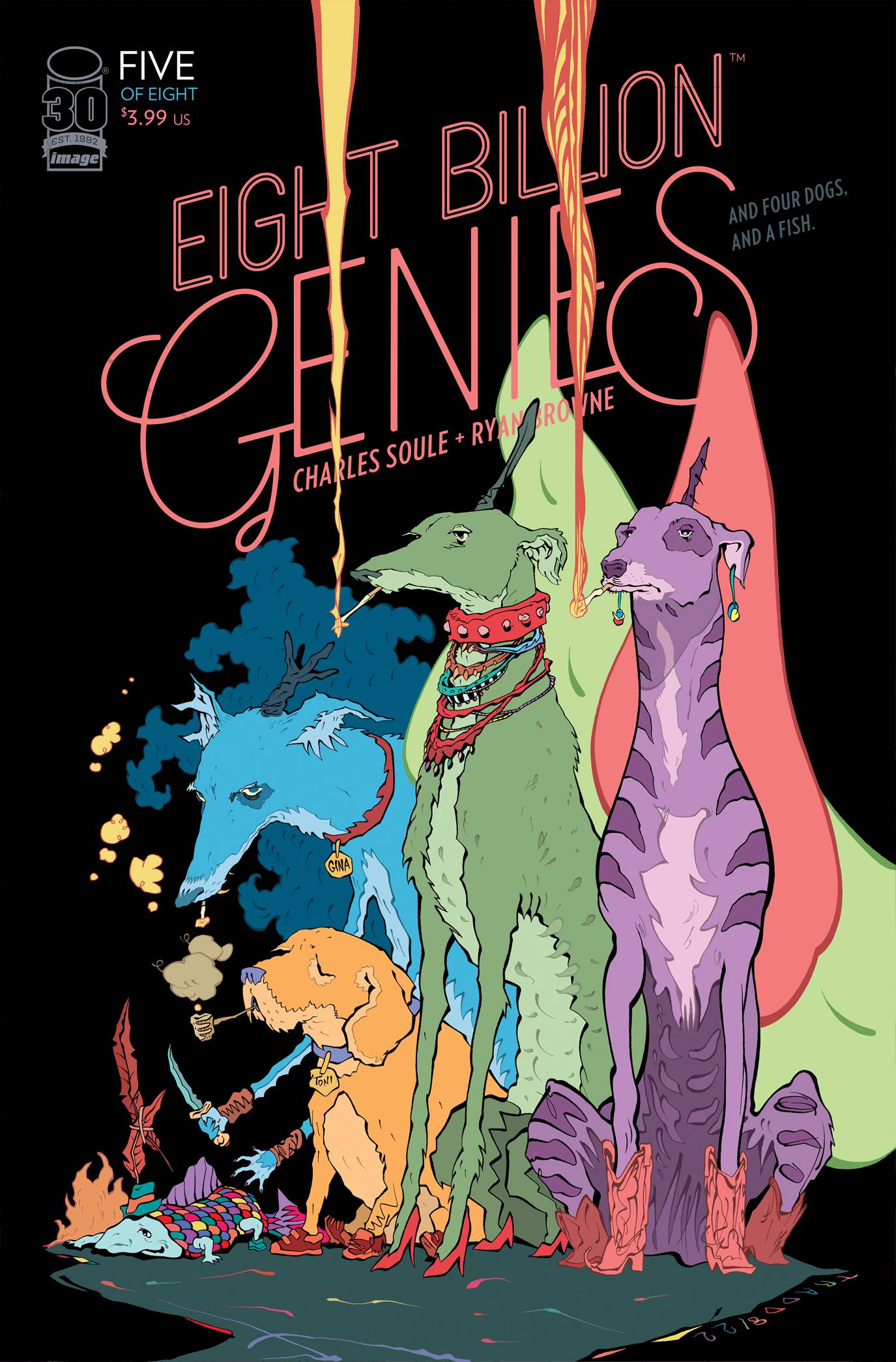 Eight Billion Genies #5B (of 8) Moore Variant (MR)