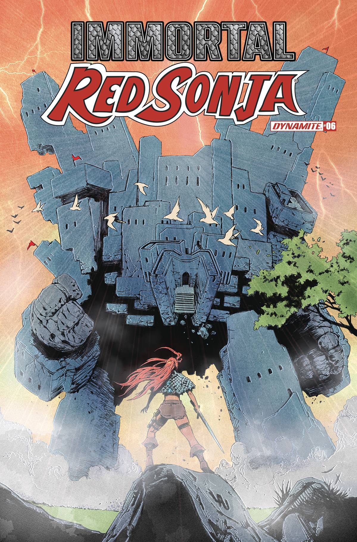 Immortal Red Sonja #6D Lau Variant