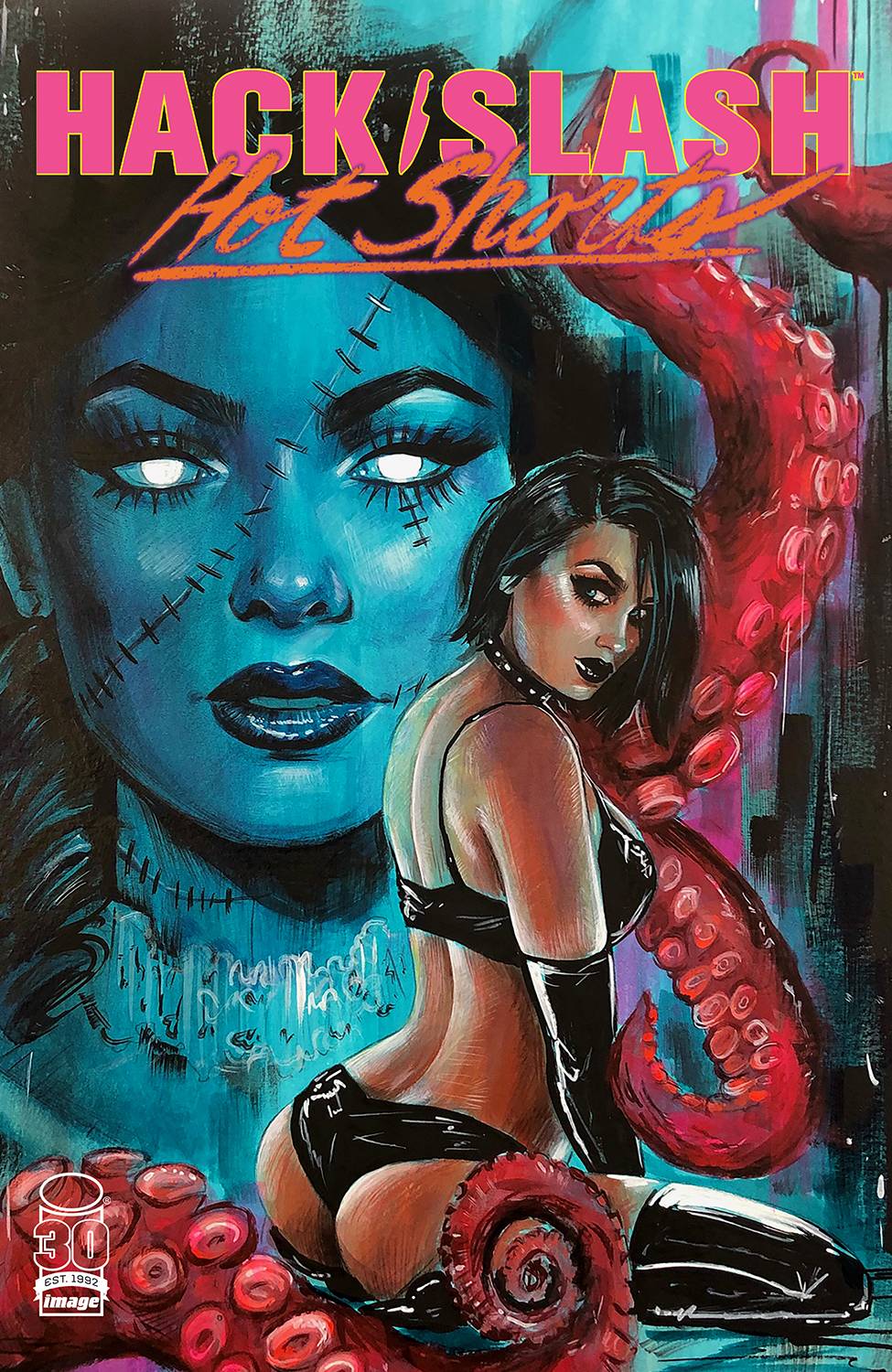 Hack / Slash: Hot Shorts #1B Vilchez Variant (MR)