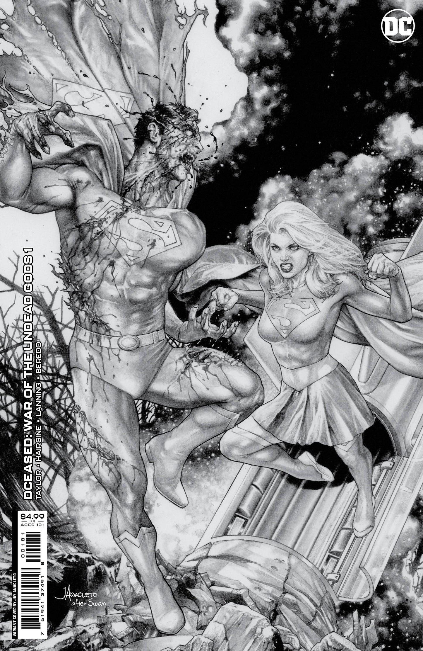 DCeased War of the Undead Gods #1H (of 8) Anacleto Variant