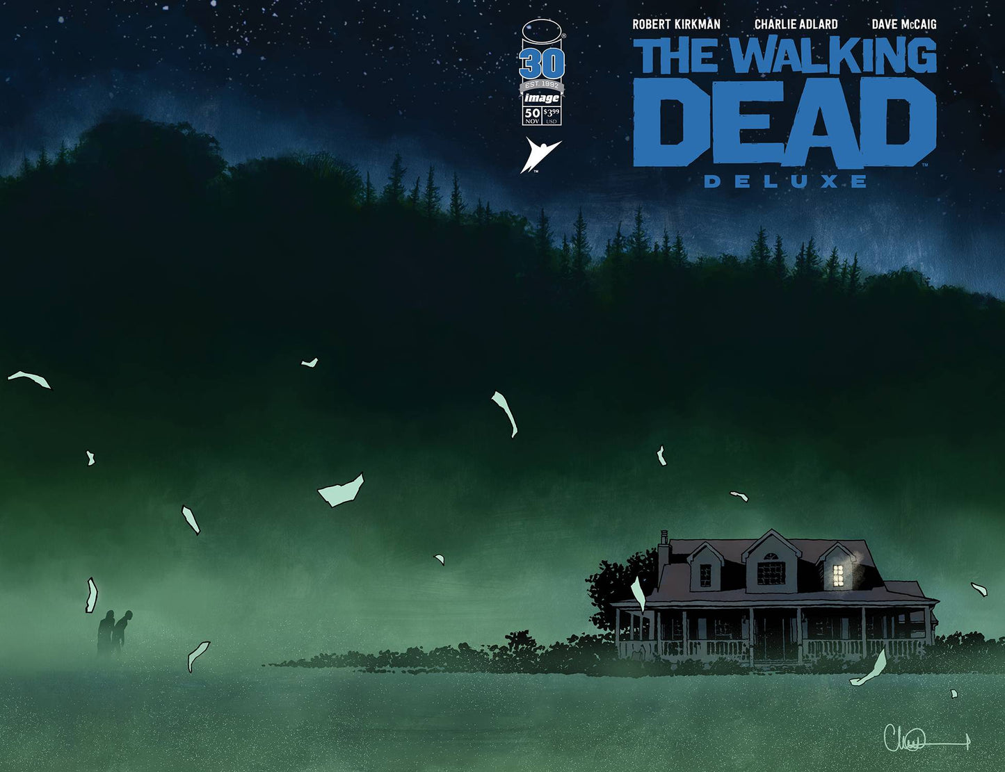 The Walking Dead Deluxe #50E Adlard Wraparound Variant