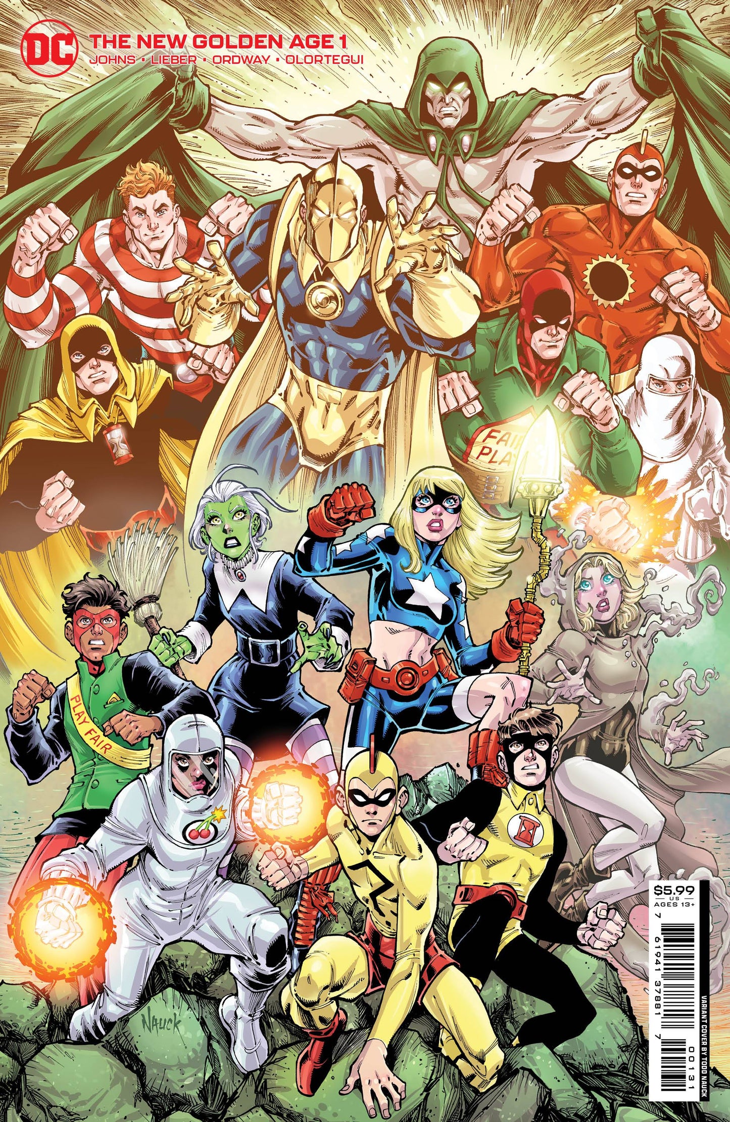 New Golden Age #1C Nauck Variant