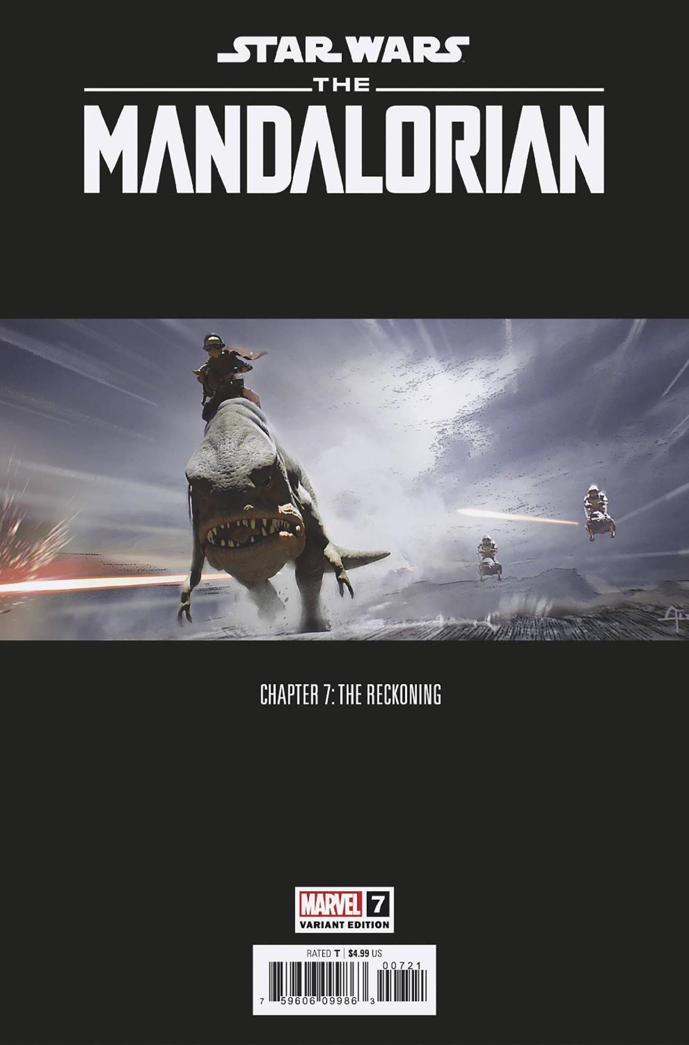 Star Wars: Mandalorian #7B Concept Art Variant