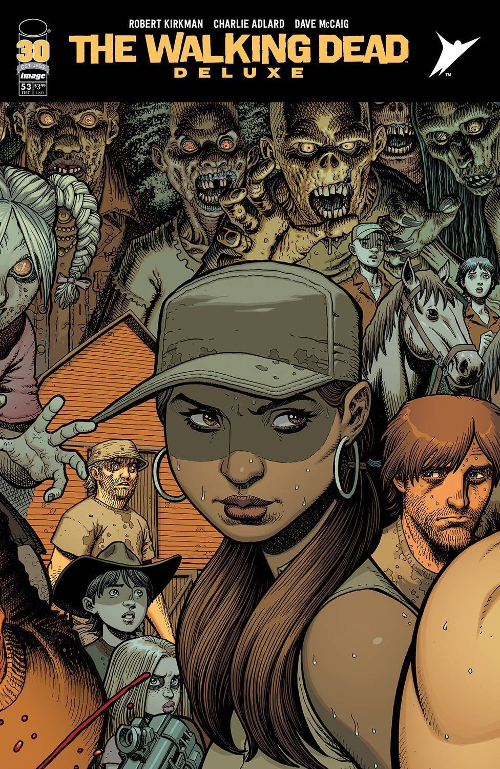 The Walking Dead Deluxe #53D Adams Variant (MR)