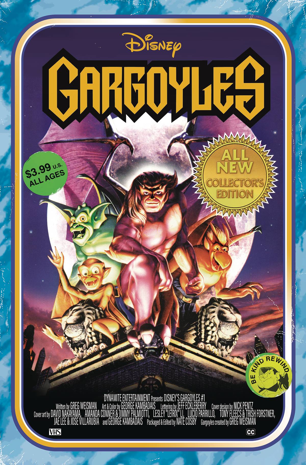 Gargoyles #1K 1:20 Video Packaging Incentive Variant
