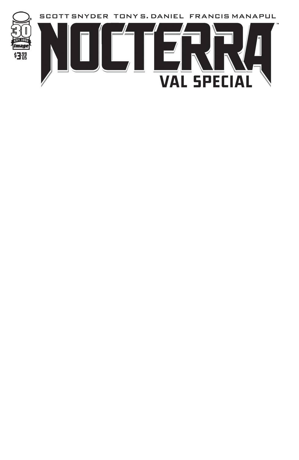 Nocterra Special Val #1D Blank Variant