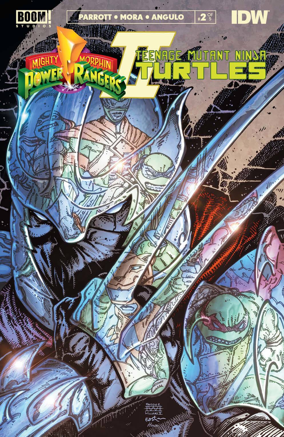 Mighty Morphin Power Rangers / Teenage Mutant Ninja Turtles 2 #2B (of 5) Eastman Variant