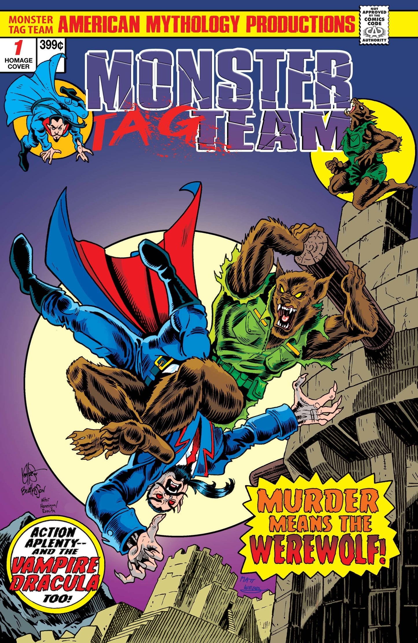 Monster Tag Team #1C Hasson Variant