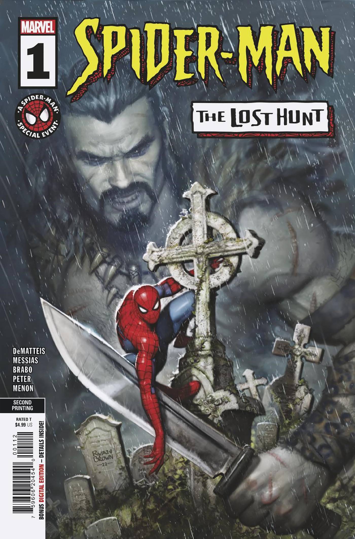 Spider-Man: Lost Hunt #1 (of 5) 2nd Printing