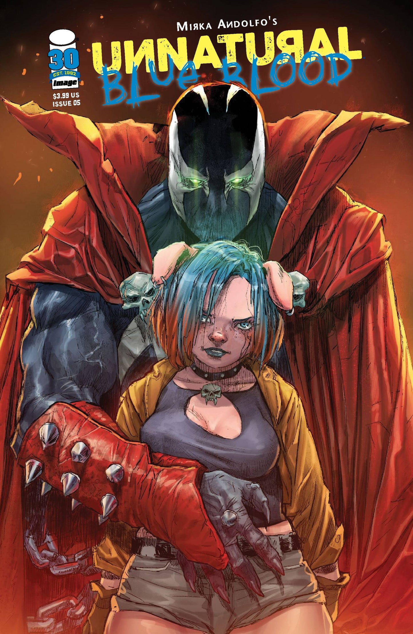 Unnatural: Blue Blood #5C (of 10) Spawn Variant (MR)