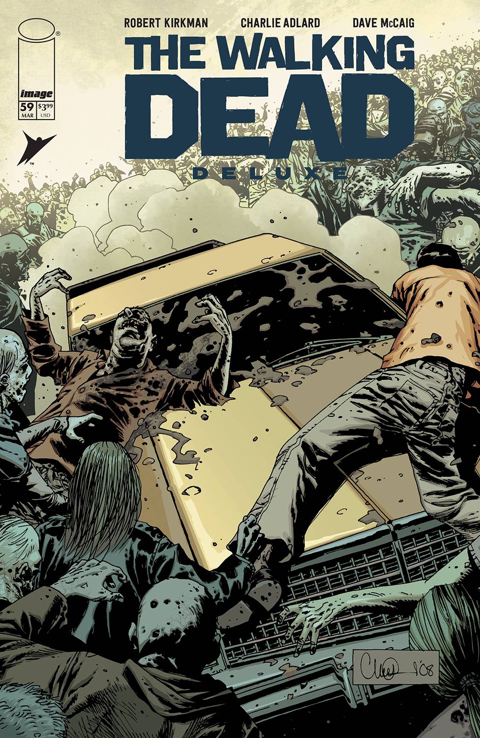 The Walking Dead Deluxe #59B (MR) Adlard Variant