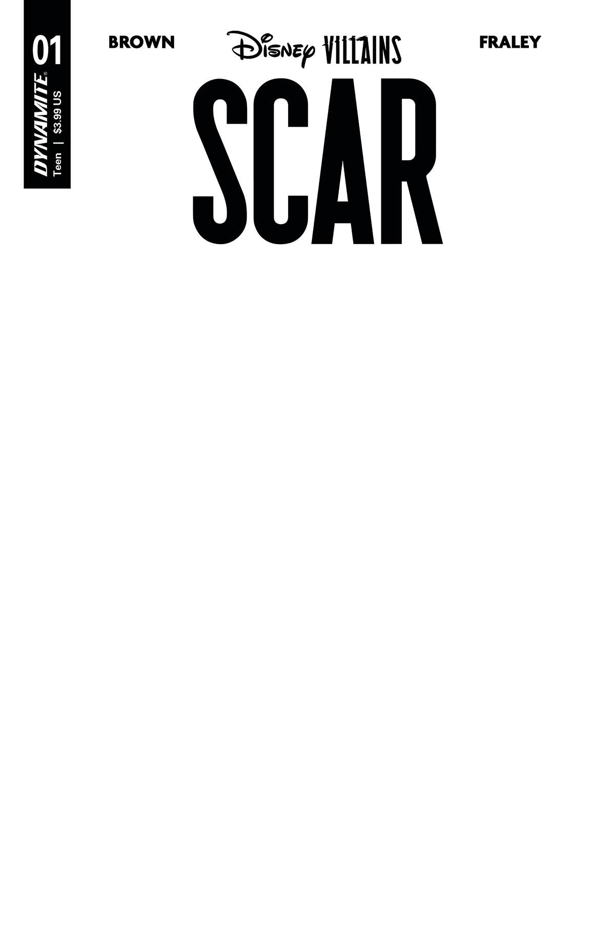 Disney Villains: Scar #1F Blank Variant