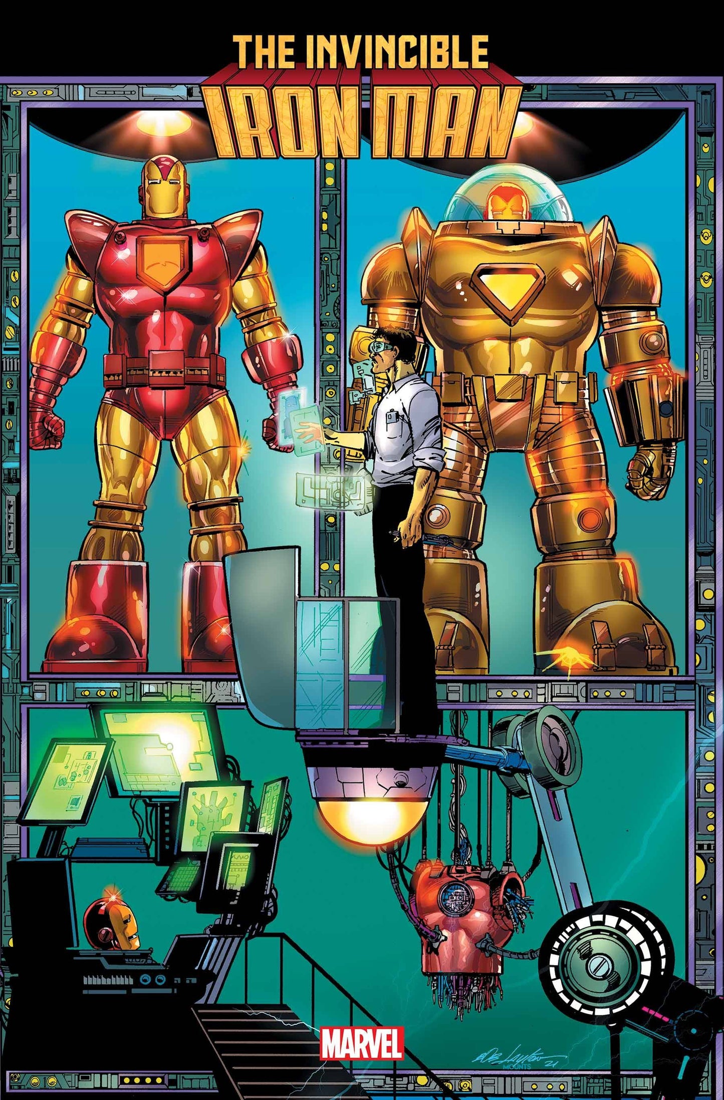 Invincible Iron Man #6B Layton Variant