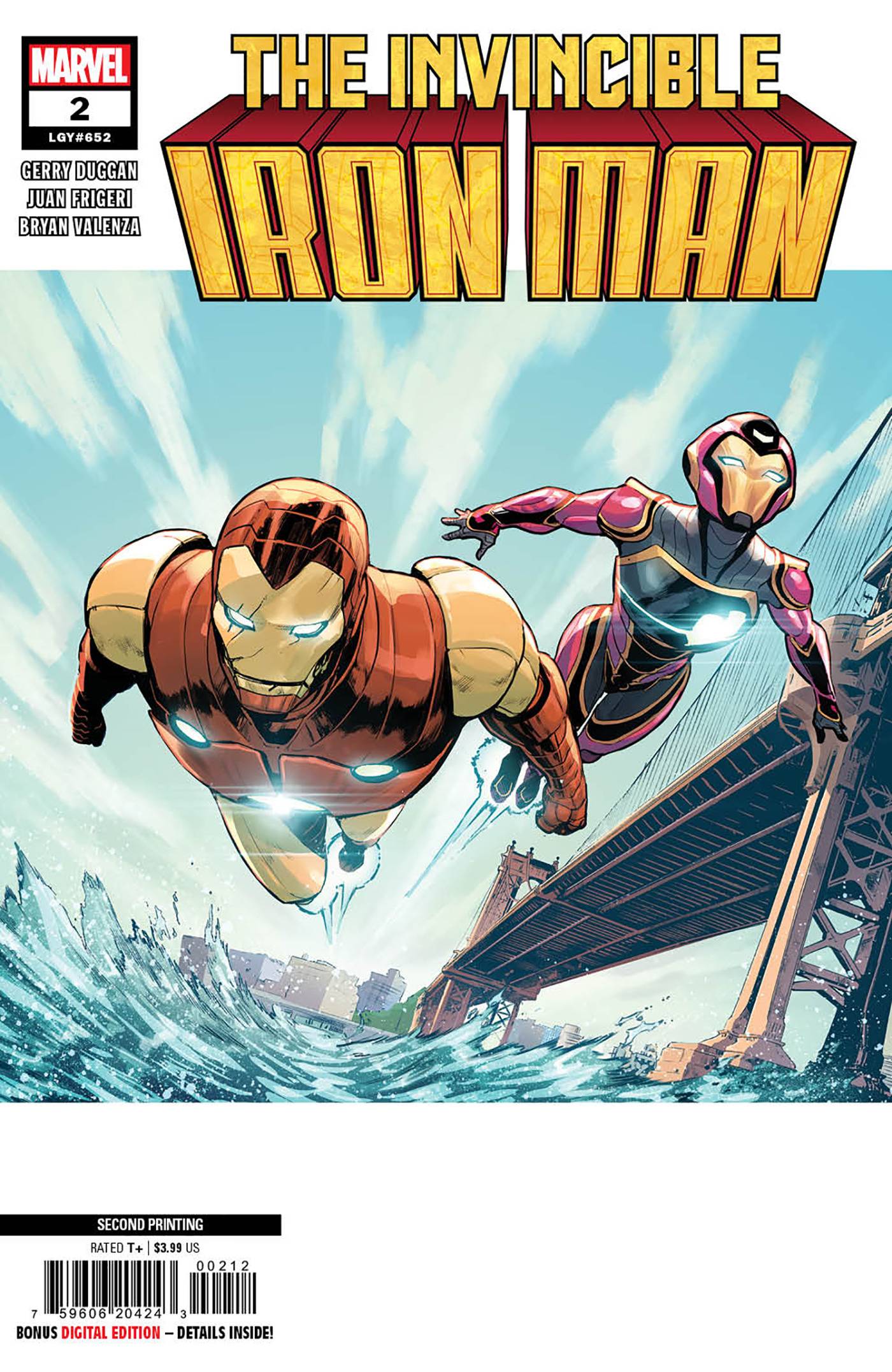 Invincible Iron Man #2 2nd Printing
