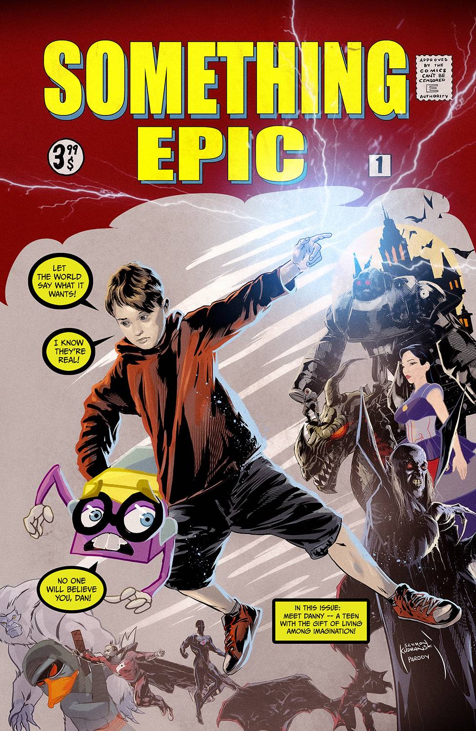 Something Epic #1D Amazing Fantasy Homage Variant