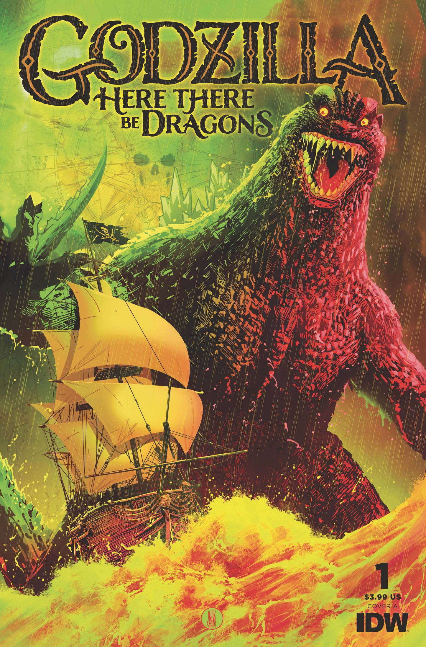 Godzilla: Here There Be Dragons #1A
