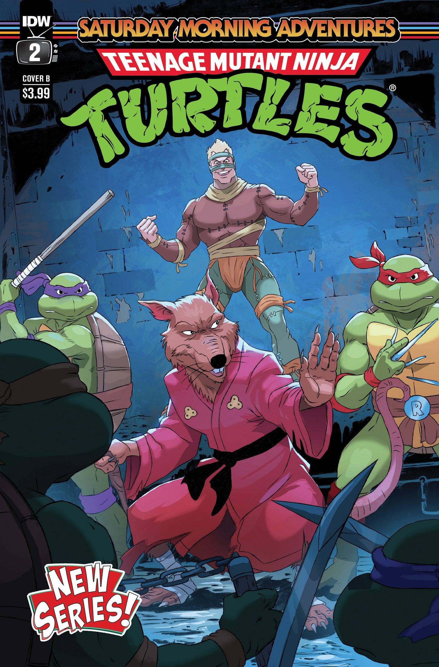 TMNT Saturday Morning Adventures Continued #2B Schoening Variant