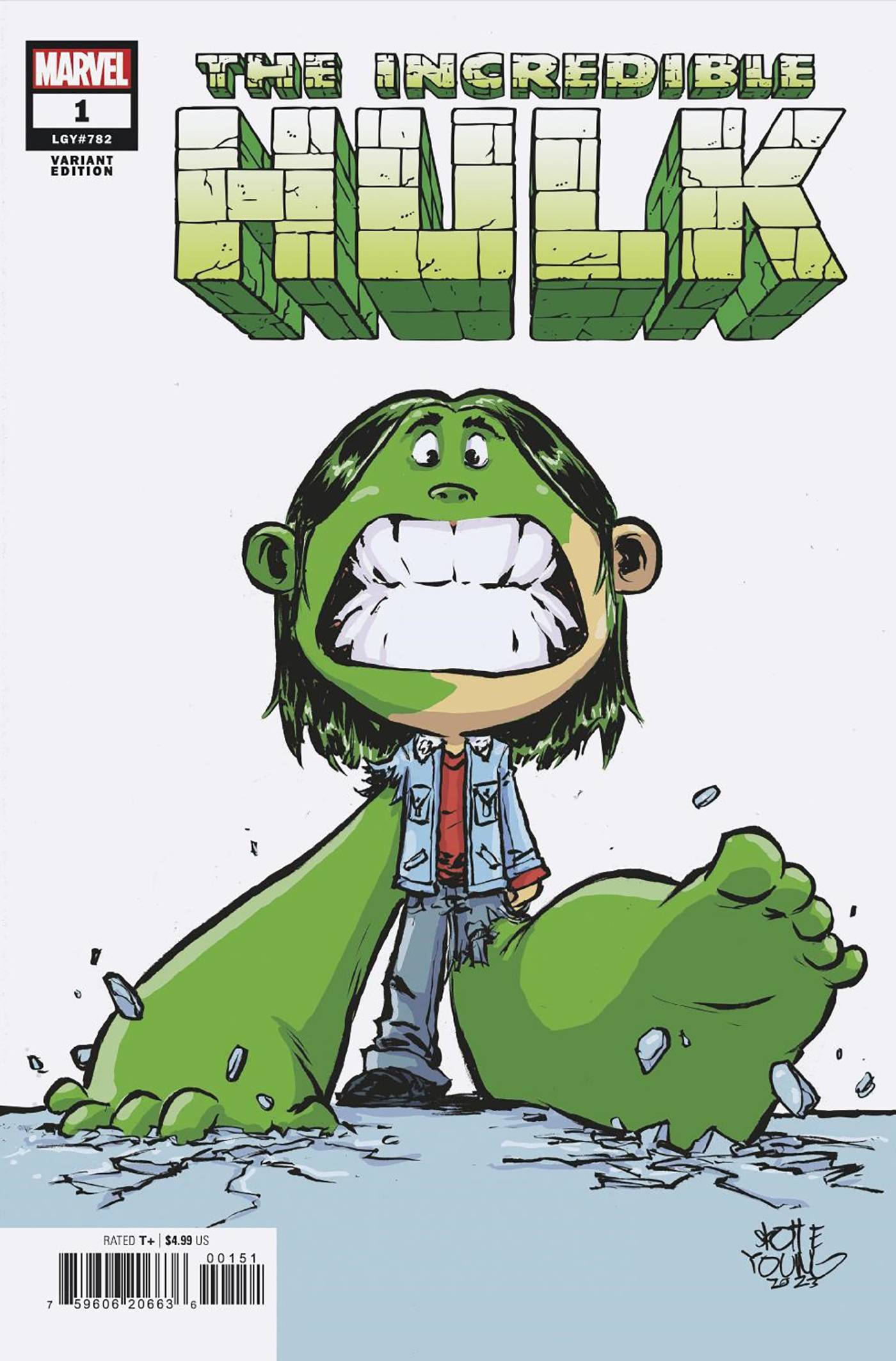 Incredible Hulk #1E Young Variant