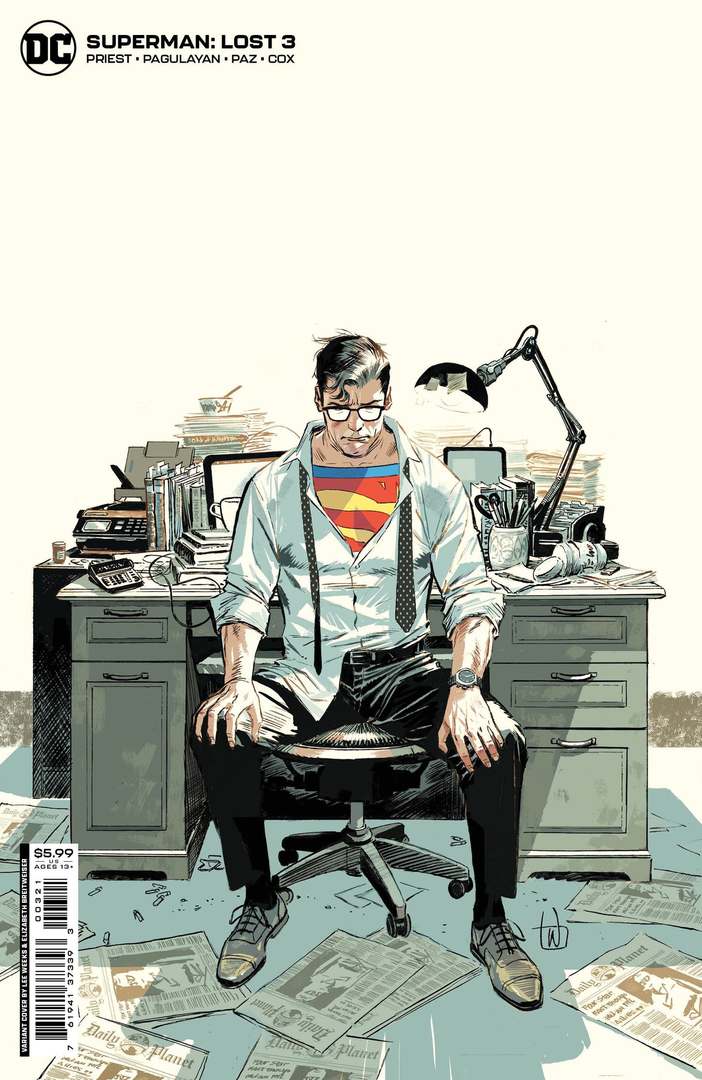 Superman: Lost #3B (of 10) Weeks Variant
