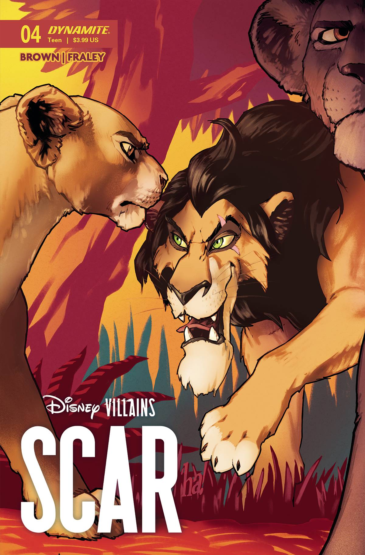 DISNEY VILLAINS SCAR #4E HA VARIANT