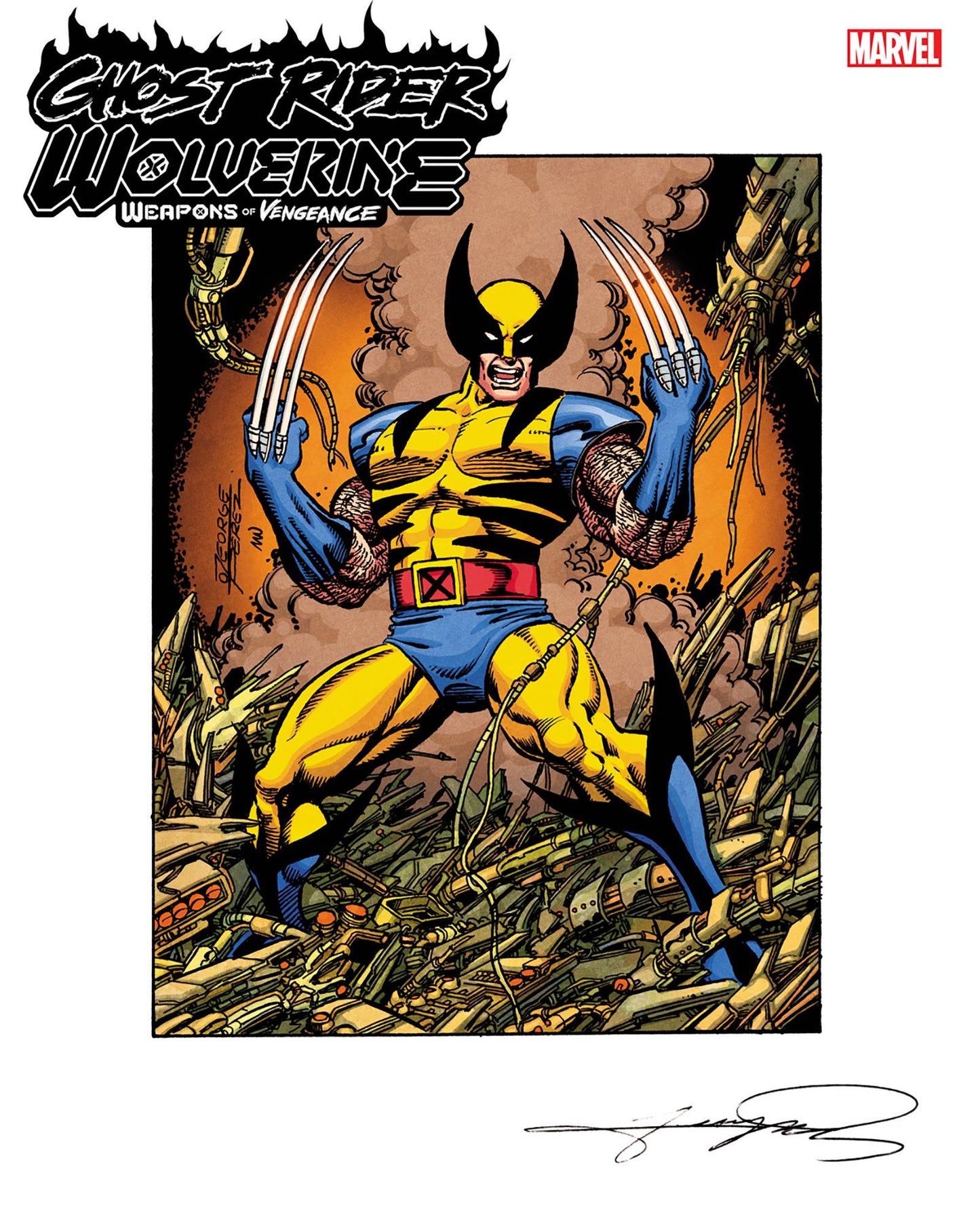 GHOST RIDER WOLVERINE WEAPONS VENGEANCE ALPHA #1D (OF 4) PEREZ VARIANT