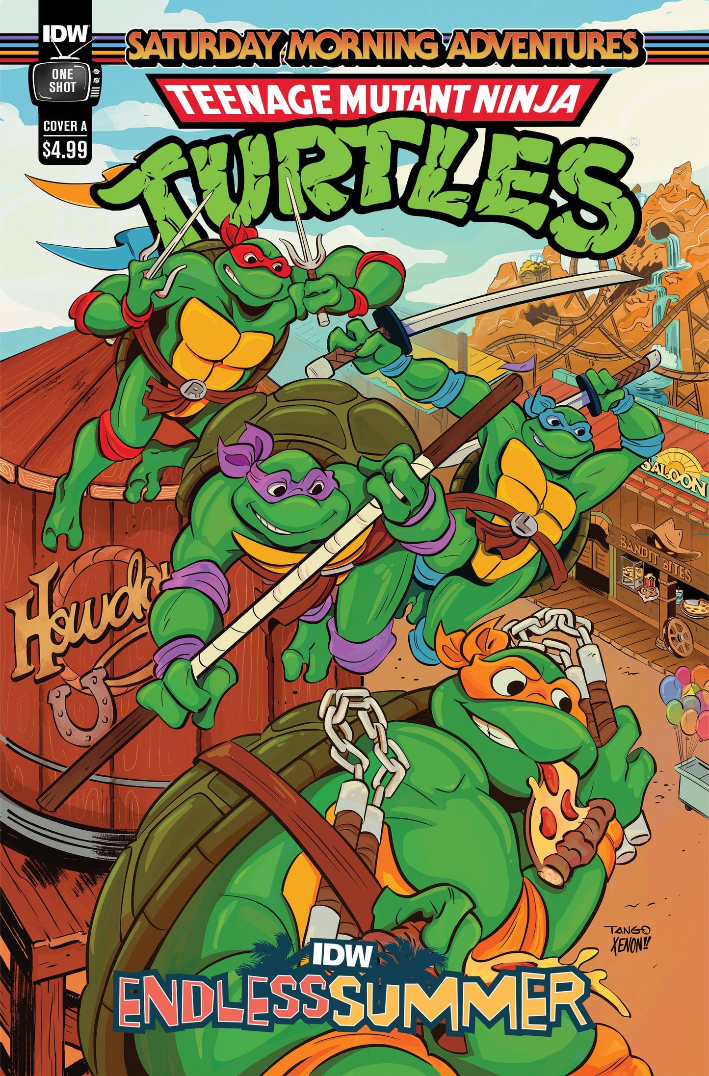 IDW ENDLESS SUMMER TMNT SATURDAY MORNING ADV CVR A