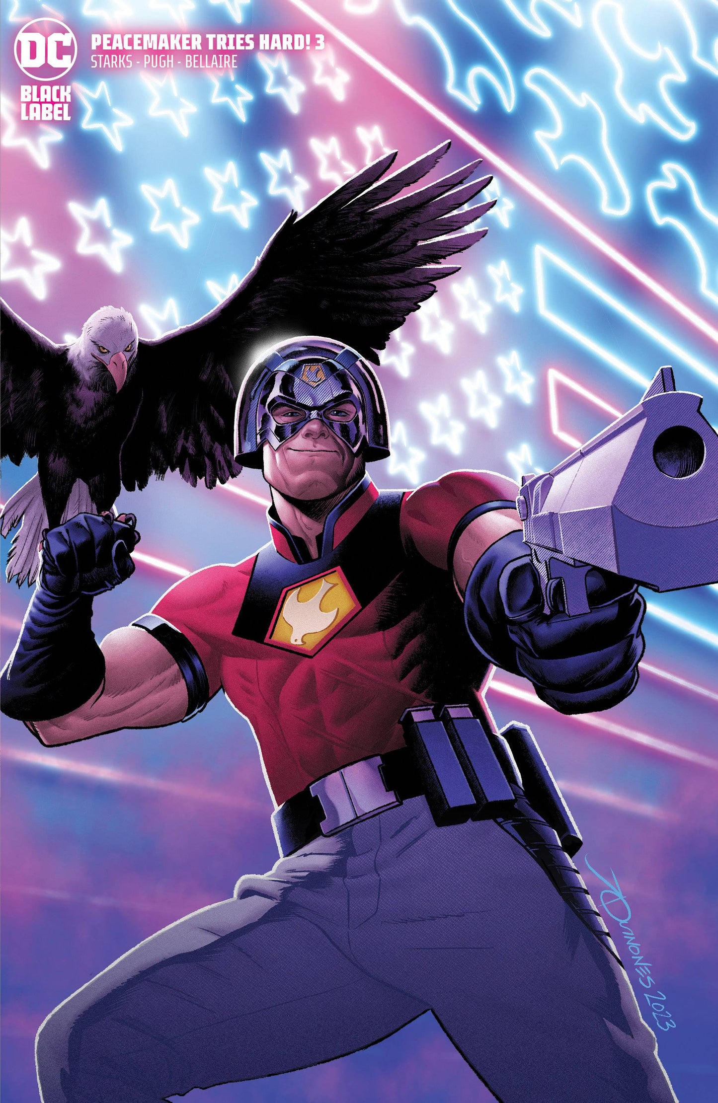 PEACEMAKER TRIES HARD #3B (OF 6) QUINONES VARIANT (MR)