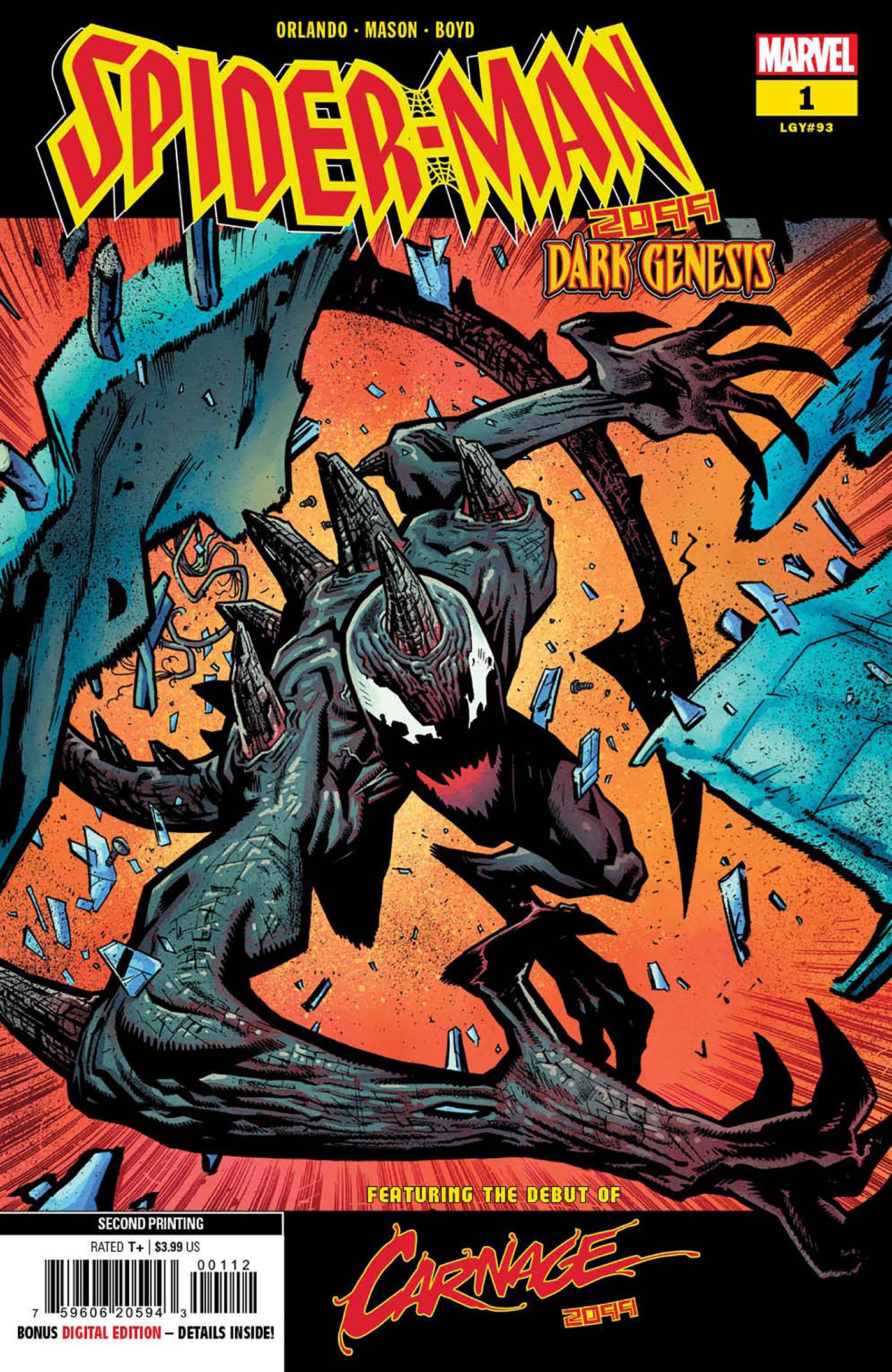 Spider-Man 2099: Dark Genesis #1 (of 5) 2nd Printing
