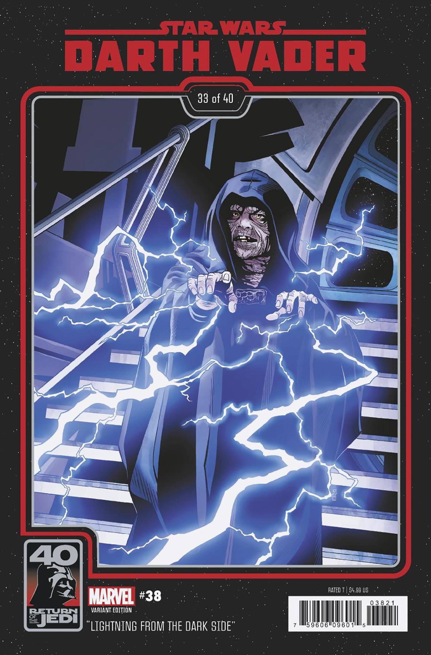 STAR WARS DARTH VADER #38B RETURN OF JEDI 40TH ANNIV VARIANT