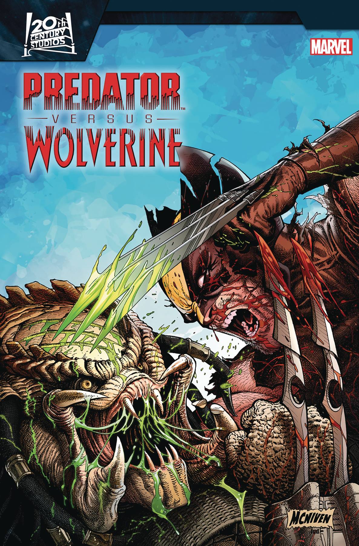 PREDATOR VS WOLVERINE #1E MCNIVEN VARIANT