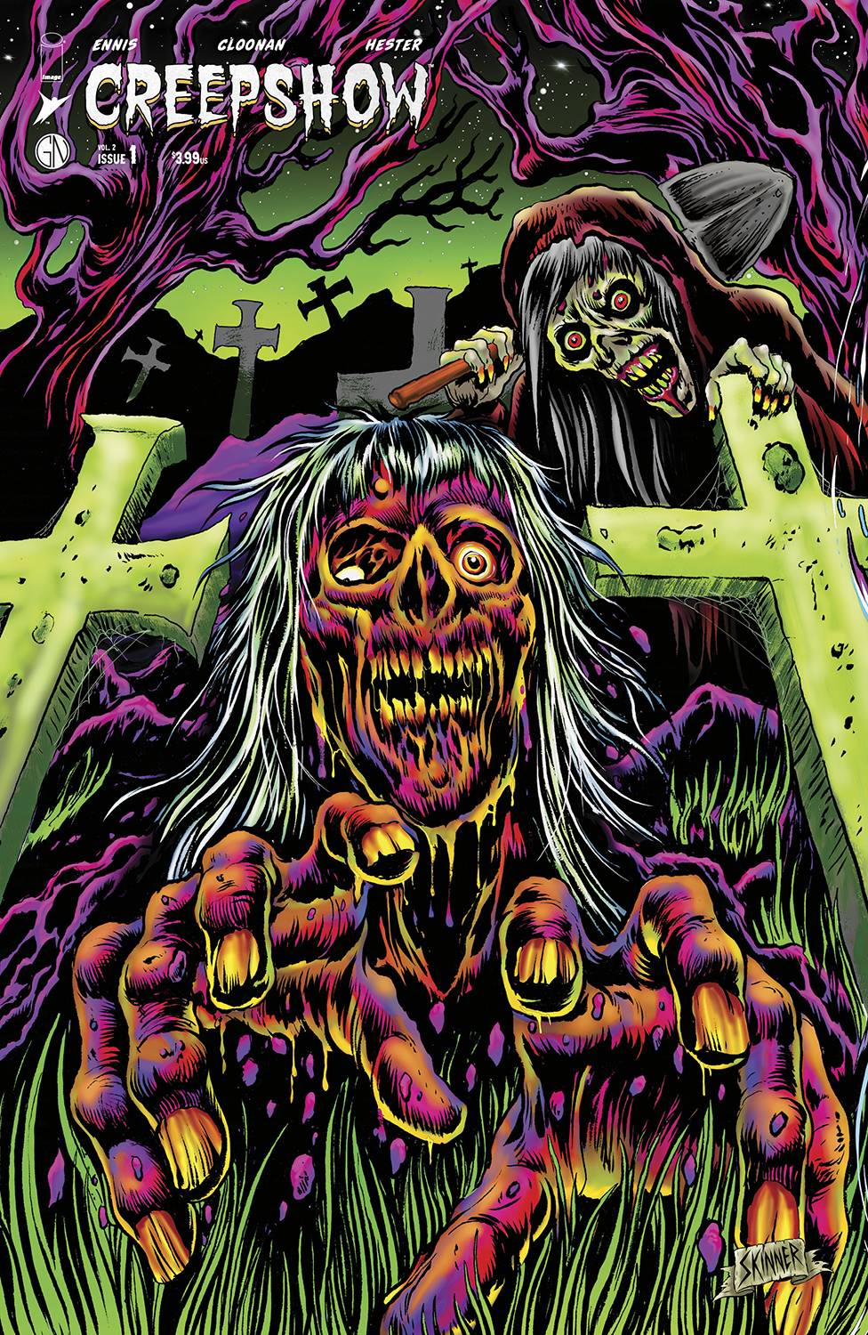 CREEPSHOW VOL 02 #1C (OF 5) 1:10 SKINNER INCENTIVE VARIANT
