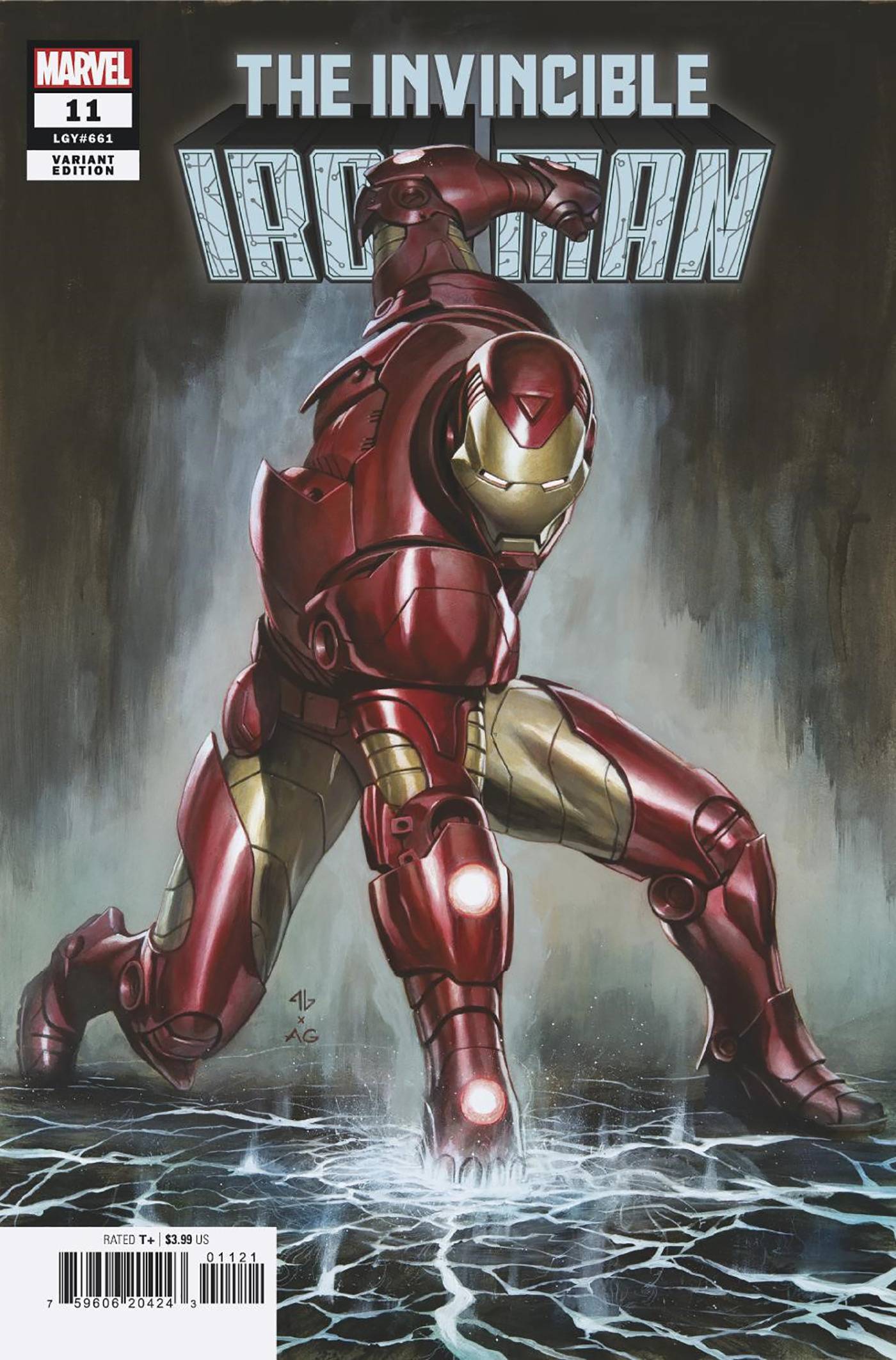 INVINCIBLE IRON MAN #11B GRANOV HOMAGE VARIANT